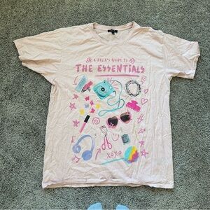 dELiA*s Light Pink Y2K Essentials Graphic Tee